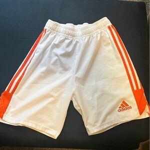 Adidas Men's Athletic Shorts in White and‎ Orange